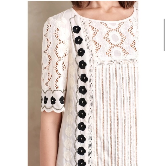 Anthropologie Floreat Veille Peasant Top - Picture 2 of 7